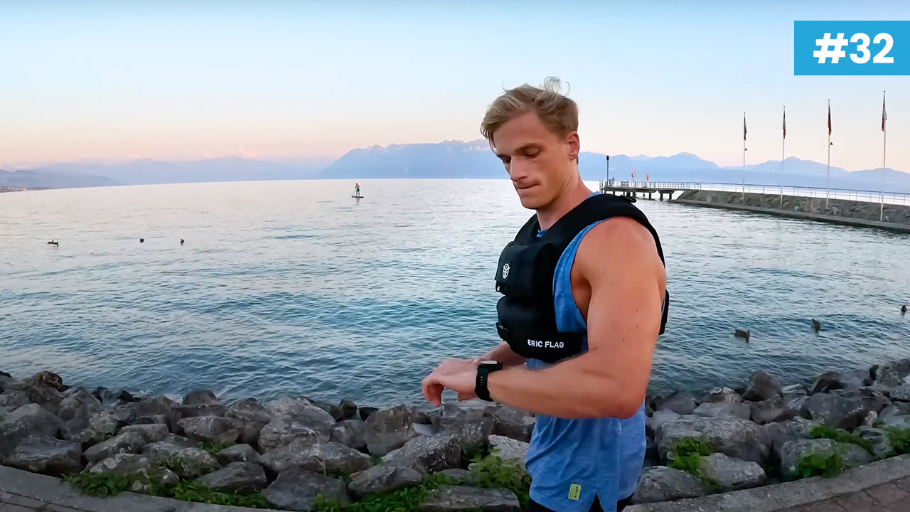 courir avec gilet lesté