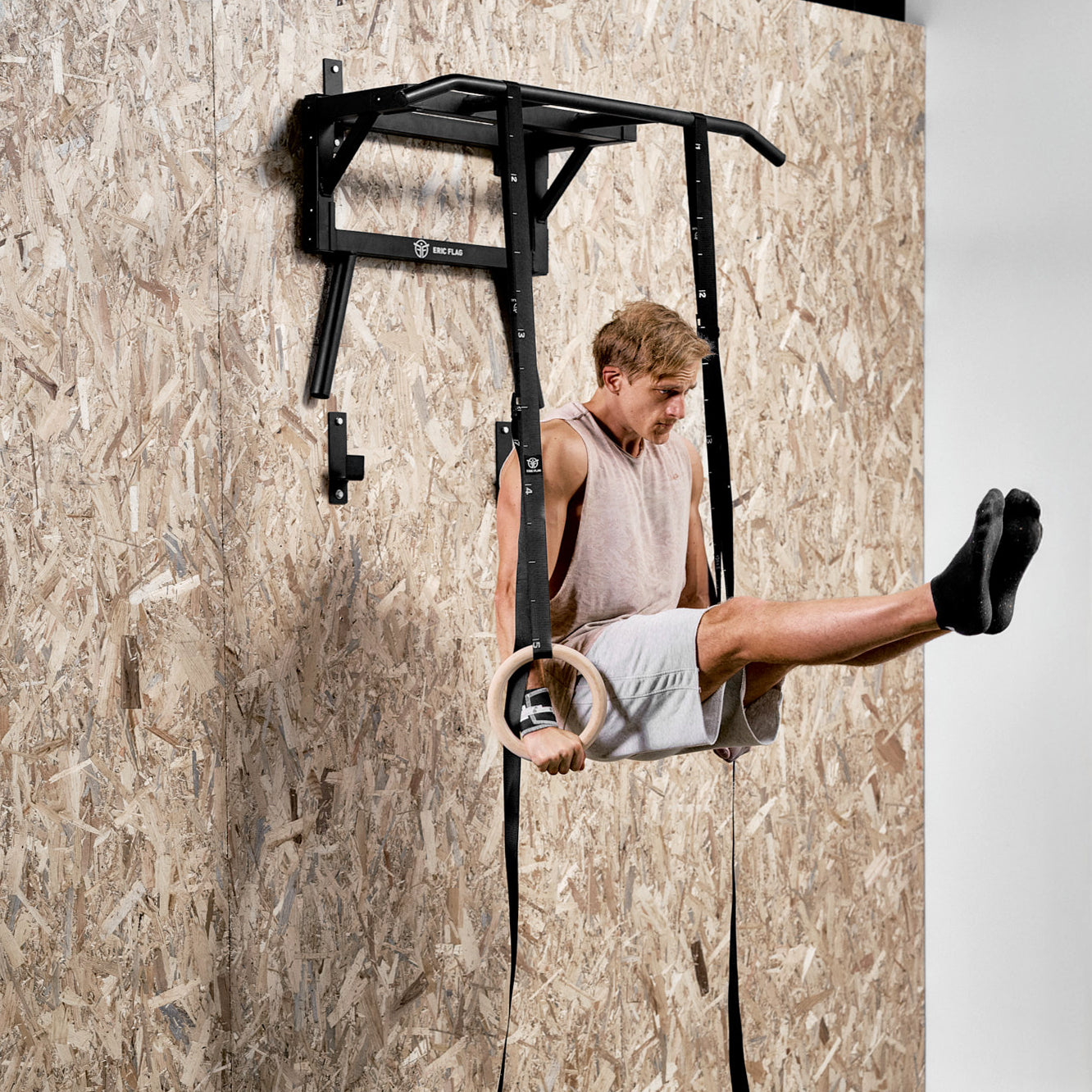 L-sit barre murale